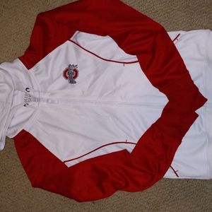 Men's Ohio State University zip-up hoodie